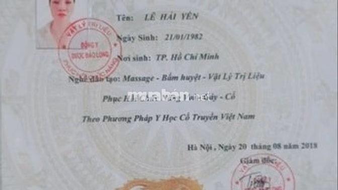 Nhận xoa bóp bấm huyệt, nắn chỉnh xương khớp, vật lý TL, giác hơi