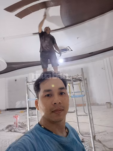 Chiến thạch cao sơn nước phun sơn chóng nóng nhà xưởng