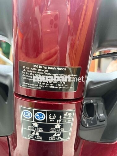 Bán Sh Mode 2026 Odo 800km xe nhà mới mua