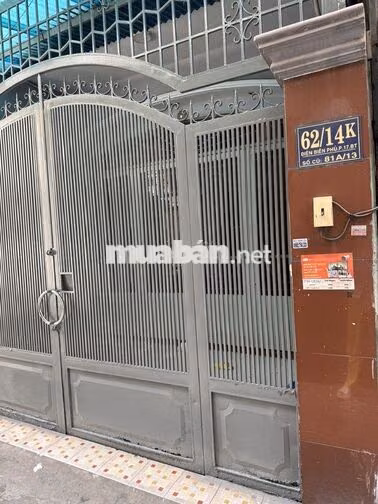 Cho thuê nhà số 62/14K Đường Điện Biên Phủ, Phường Gia Định, TP.HCM