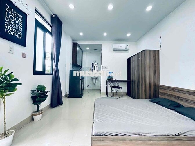 Phòng 35m2_ Studio ban công_ 152/18 Nguyễn Trọng tuyển