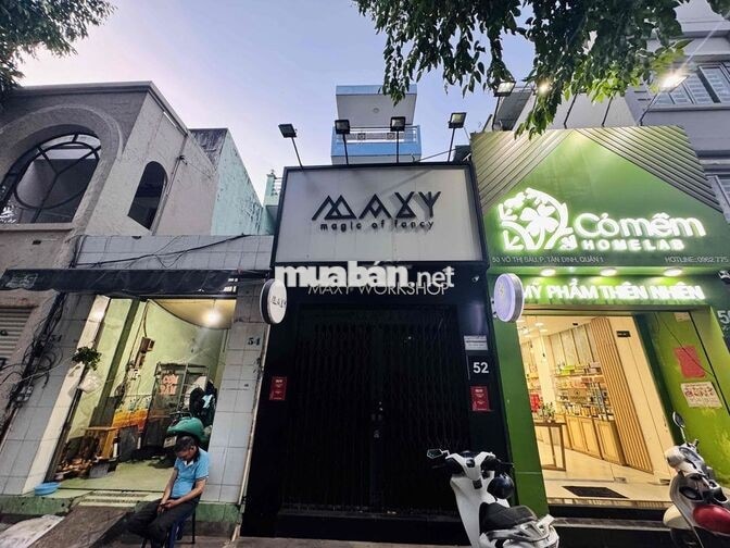 Nhà nguyên căn MẶT TIỀN Võ Thị Sáu , Tân Định giáp quận 3