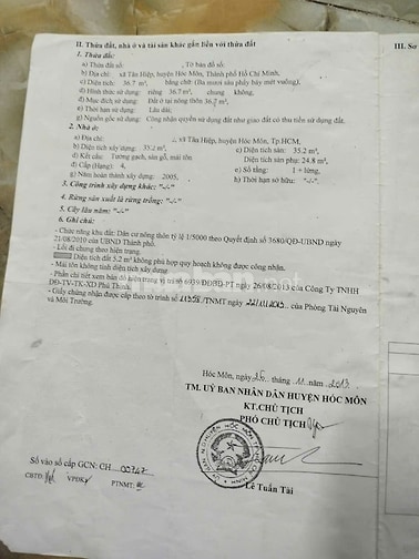 Bán nhà nát cho Anh Chị đầu tư. (4x10m)40m2 SHR Giá tốt 1 tỷ 1, Đường 