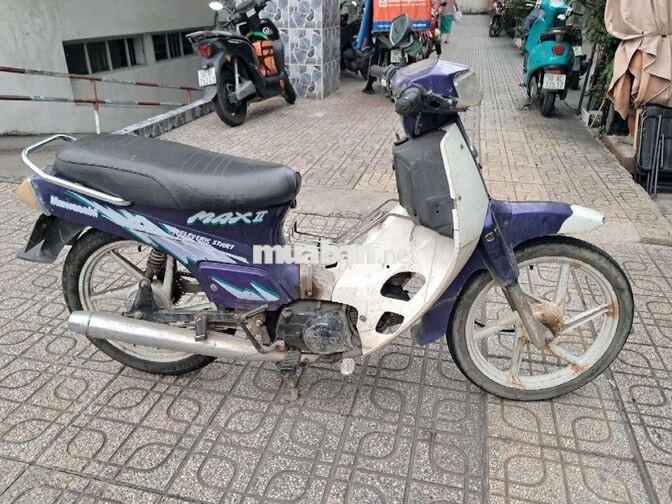 Xe số HQ Max 3 Thể thao Tím trắng
