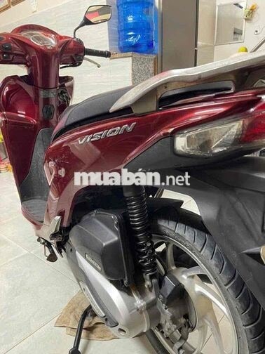 Honda Vision 2022 Cao Cấp màu Đỏ