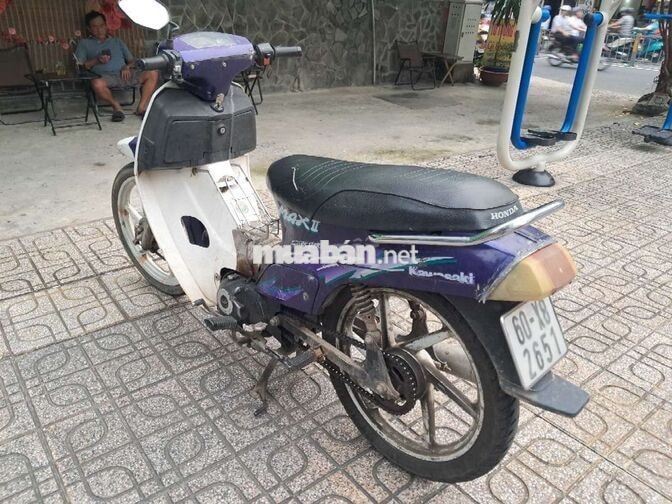 Xe số HQ Max 3 Thể thao Tím trắng