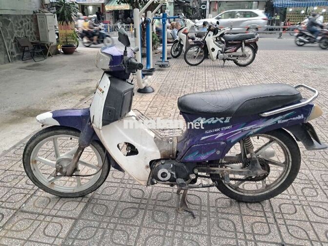 Xe số HQ Max 3 Thể thao Tím trắng