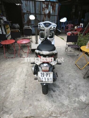 Honda Vision màu Đen Bạc