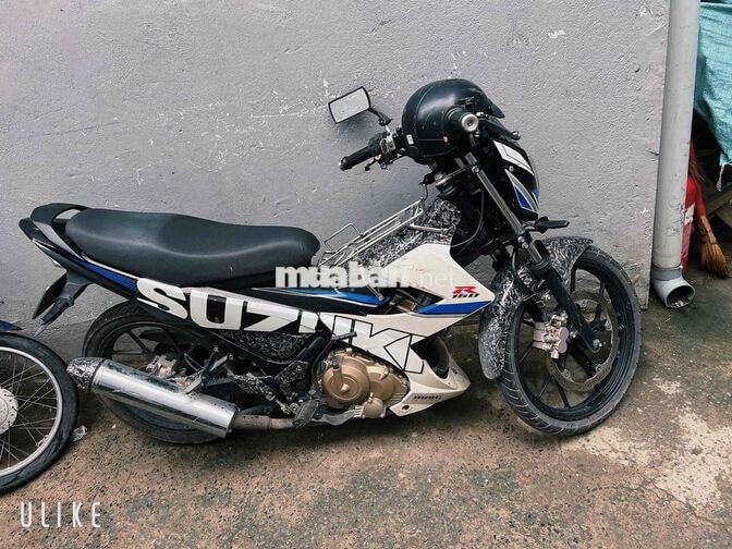 Suzuki Raider 150 Trắng đen xanh