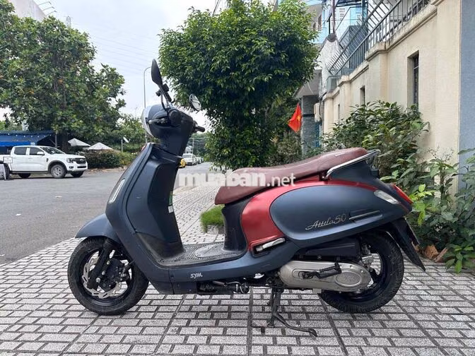 SYM Attila 50cc 2022 Đỏ, Xám