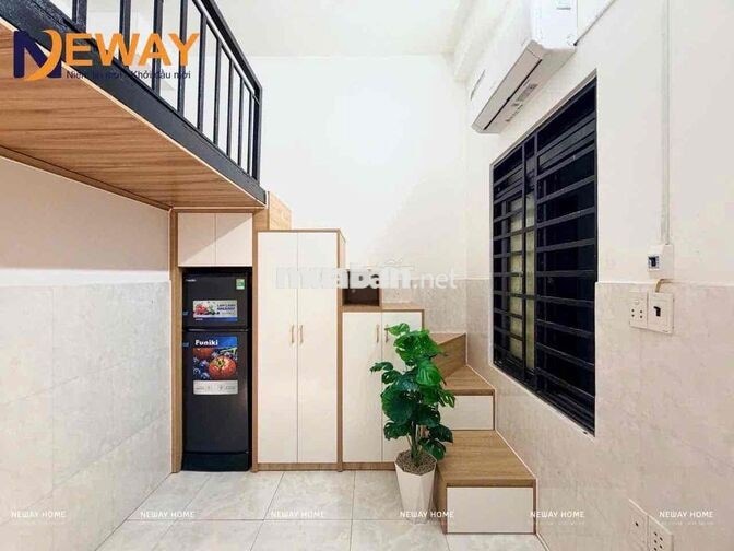 CĂN HỘ DỊCH VỤ MINI DẠNG CÓ GÁC, ĐẦY ĐỦ TIỆN ÍCH TÒA NHÀ, GẦN HUIT