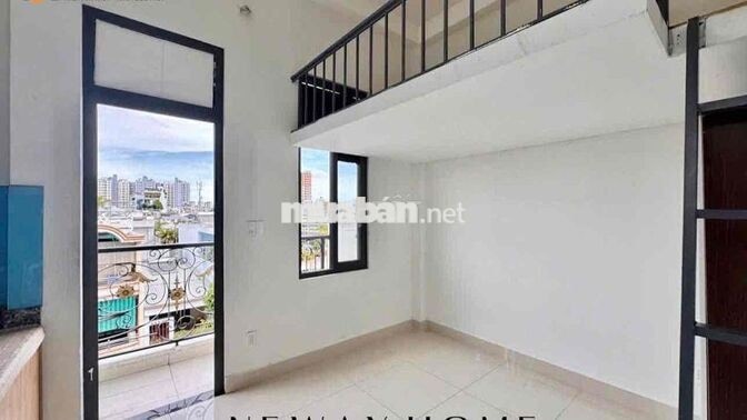 CHDV DUPLEX BAN CÔNG RIÊNG SẴN NT CƠ BẢN , QUA ĐH VĂN HIẾN 5P ĐI XE