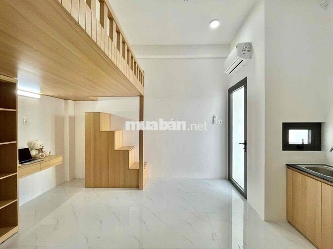 PHÒNG DUPLEX TÁCH BẾP, SIÊU THOÁNG, NGAY CÔNG LÀNG HOA,GIỮ PHÒNG 1/10