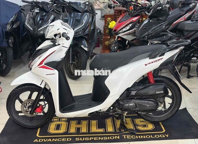 Honda Vision 2020 Trắng Đen Sport.BS70.Xe khỏi ban