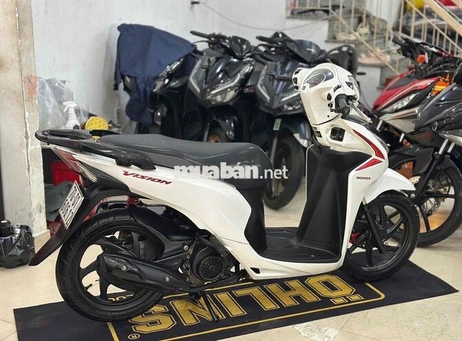 Honda Vision 2020 Trắng Đen Sport.BS70.Xe khỏi ban