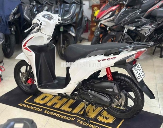 Honda Vision 2020 Trắng Đen Sport.BS70.Xe khỏi ban