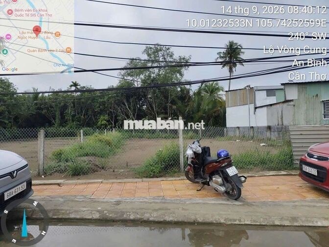 CẶP ĐẤT ĐẸP MẶT TIỀN 13,4 M KÈ RẠCH CÁI SƠN, P.AN BÌNH – CẦN THƠ 