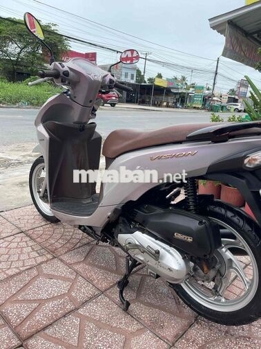 Honda Vision 2015 Xám ánh tím máy zin biển 65