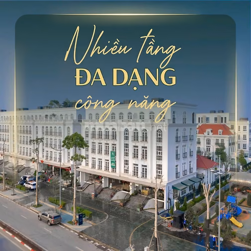 Bán liền kề shophouse mặt đường Tây Thăng Long dự án Avenue Garden.