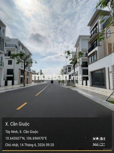 Bán Shophouse T&T Millennia City Long Hậu, 120m2, Tân Cổ Điển