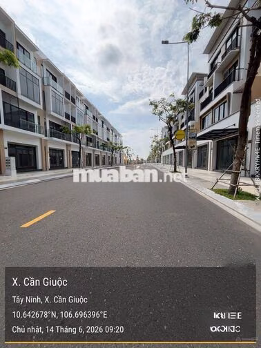 Bán Shophouse T&T Millennia City Long Hậu, 120m2, Tân Cổ Điển