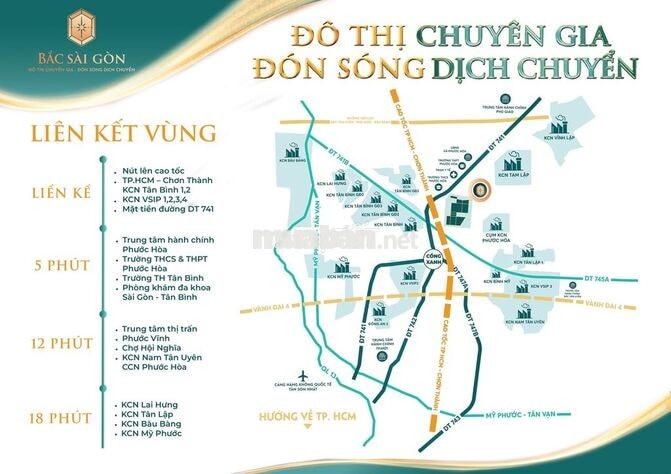 CHỈ 279 TRIỆU SỞ HỮU NỀN ĐẤT 100M² - MẶT TIỀN ĐT741, BẮC SÀI GÒN