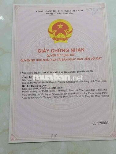 CHÍNH CHỦ BÁN NHÀ TẠI NGUYỄN BÌNH NHÀ BÈ TPHCM
