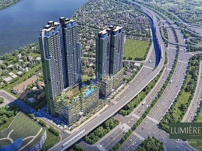 Bán Căn hộ tại Lumiere Riverside tầng cao 3 phòng ngủ diện tích 95m2
