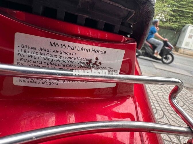 Honda Air Blade 2014 Đỏ đen