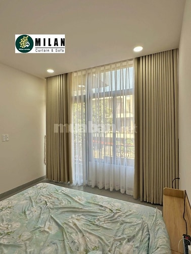 Rèm vải 2 lớp - rèm vải cao cấp che nắng cho không gian nhà ở 