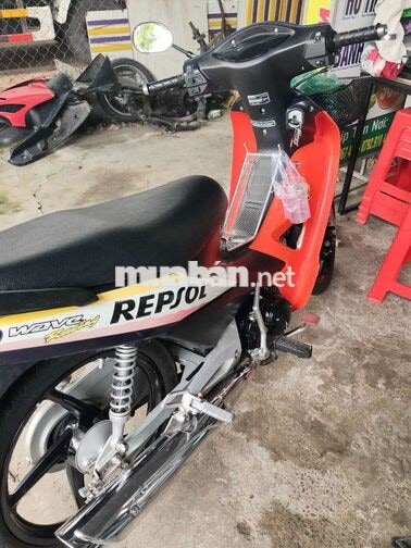 Honda Wave A Trắng Xăng