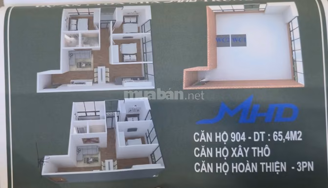 Chính Chủ bán Căn 65,5m2 Tòa Khách Sạn MHD Trung Văn Giá chỉ 2,45 tỷ 