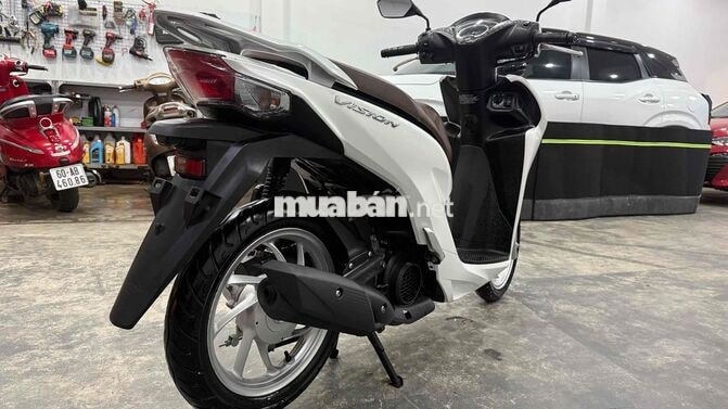 Honda Vision 2024 Trắng camay Chìa khoá thông minh