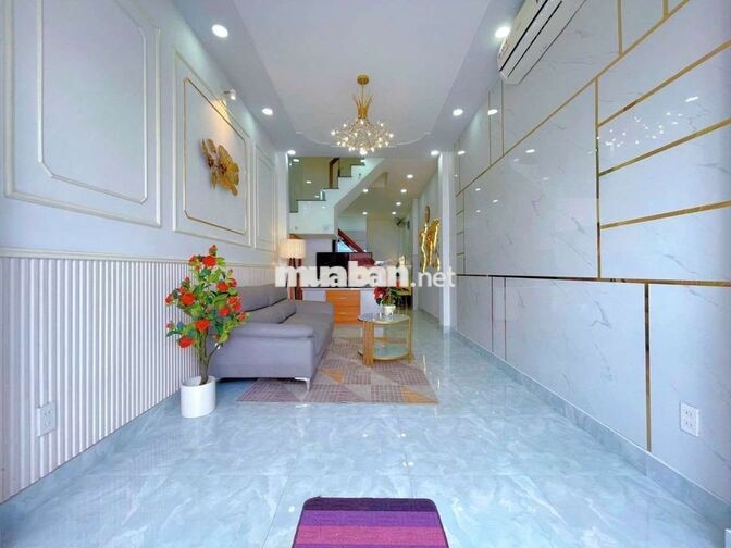 CHO THUÊ NHÀ ĐẸP – MẶT TIỀN DỄ KD – NGAY CV LÀNG HOA GÒ VẤP