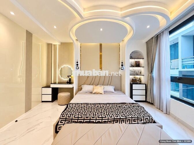 Nhà mới hẻm xe hơi Lý Thường Kiệt, Gò Vấp – ngang 6.5m, 5 tầng
