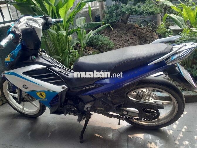 Yamaha Exciter 135 Côn tay Xanh trắng.giá 6tr200k
