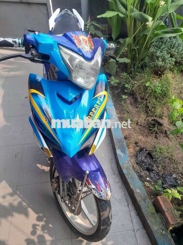 Yamaha Exciter 135 Côn tay Xanh trắng.giá 6tr200k
