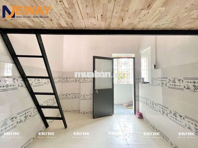PHÒNG GÁC CAO MỚI XÂY ĐẸP KENG - SẴN MÁY LẠNH - GẦN CHỢ TÂN HƯƠNG 