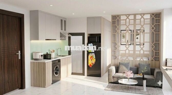 Căn hộ ngay Nguyễn Kiệm PN máy giặt riêng hầm xe thang máy ban công !