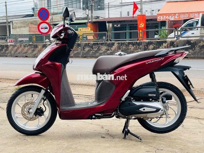 Honda Vision 2025 Cao Cấp màu Đỏ 5.000km