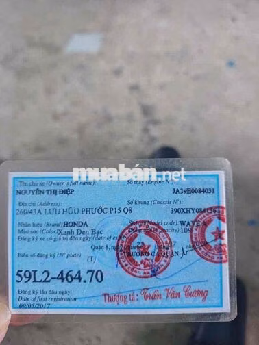 Honda Wave 2017 Xanh đen bạc