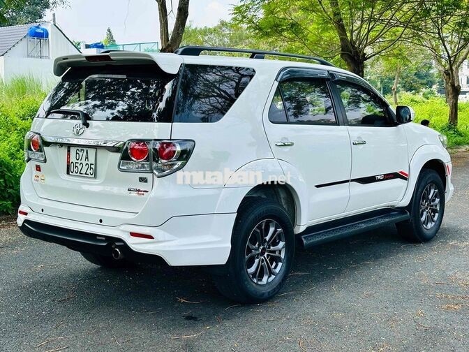 Toyota Fortuner 2016 01 Cầu Xăng Tự động Trắng