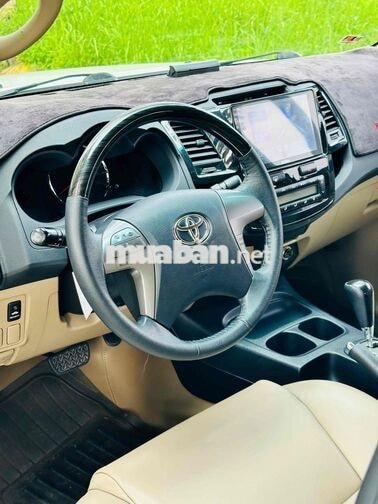 Toyota Fortuner 2016 01 Cầu Xăng Tự động Trắng