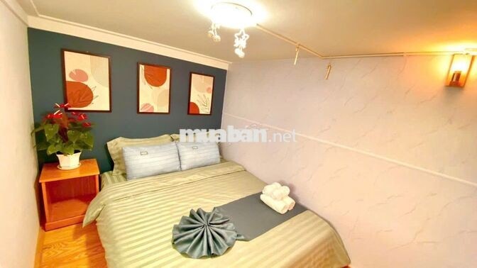 CHO THUÊ CĂN HỘ 2 PN FULL NỘI THẤT CÓ CỬA SỔ P8 GIÁ 7 TRIỆU/THÁNG