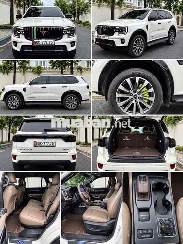 Ford Everest Titanium 7 chỗ Tự động Trắng