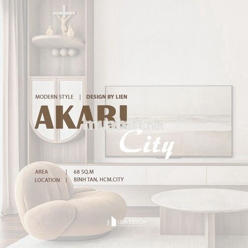 CHO THUÊ AKARI CITY 2 PHÒNG 8,5 - 10 triệu, FULL NỘI THẤT 11 TRIỆU