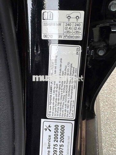 Toyota Camry 2.5Q 2022 Đen Thái Lan