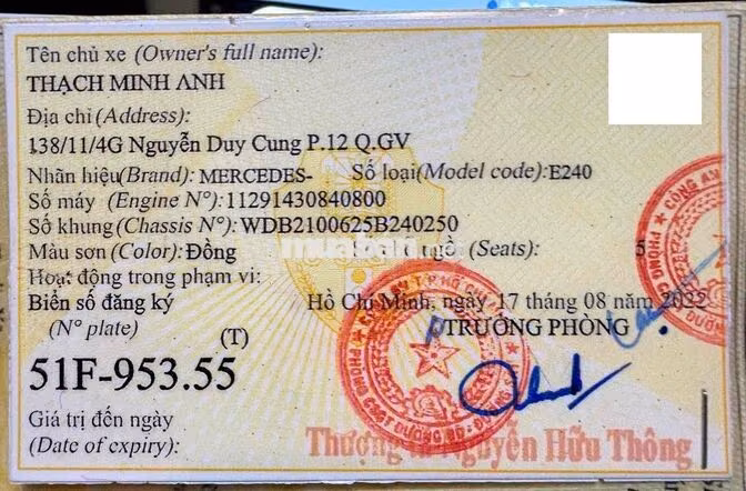 Mercedes E240 W210 2001 Vàng cát