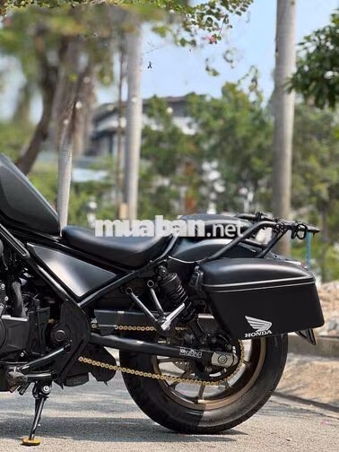 Honda Rebel 500 2023 Đen, có giao lưu xe.