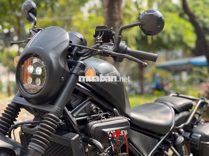 Honda Rebel 500 2023 Đen, có giao lưu xe.